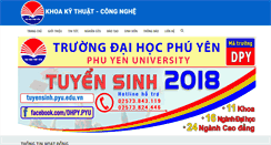 Desktop Screenshot of ktcn.pyu.edu.vn